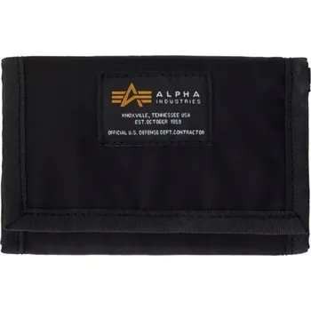 Peněženka Alpha Industries nylonová peněženka černá - muž