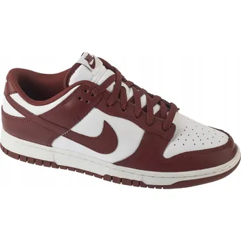 Pánská obuv NIKE DUNK LOW RETRO (45) Pánské Kožené Tenisky Bílé