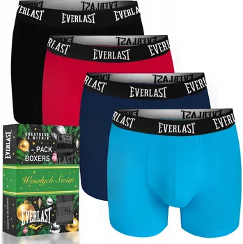 Boxerky Everlast Pánské boxerky EV004 Mix Barev Bavlna 4 kusy Velikost L