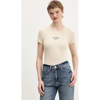 Pánská móda Tričko Guess Jeans W6RP21.KA0H1 béžová 80X, vel. M