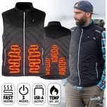 inSPORTline Electronics Pánská vyhřívaná vesta inSPORTline WARMhim černá - XS