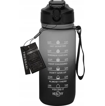 Motivační láhev lahev na pití TRITAN s držákem na vodu 600 ml TRESSARI BPA FREE