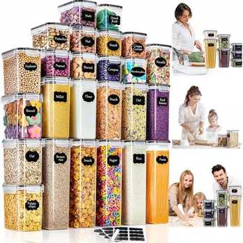 Dóza na potraviny Sada dóz na potraviny 42 KS 2,8\2\1,4\0,8\0,52\0,14\0,06L + DÁRKY