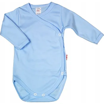 Kojenecký body Zavinovací body polské MODRÉ velikost 68 KLEKLE