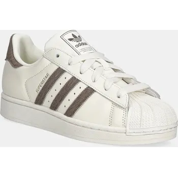 Dámské tenisky Kožené tenisky adidas Originals Superstar II KI3575 béžová 01X, EUR 38