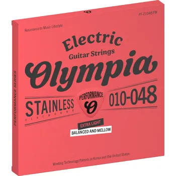 Struna pro kytaru a smyčcový nástroj Olympia PF-E1048/FW Struny pro elektrickou kytaru
