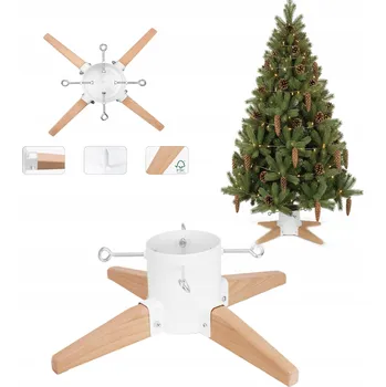 Stojánek na vánoční stromek Stojan na vánoční stromeček 2,5 m hnědý