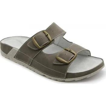 Pánská zdravotní obuv Pantofle ERIK zdravotní obuv pánská šedá 5E-J16/1 Medistyle 47