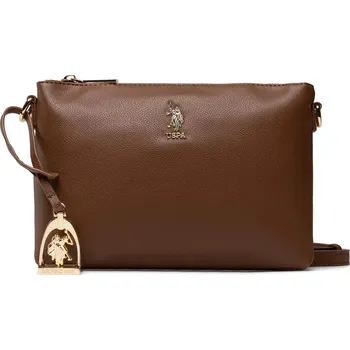 Kabelka U.S. Polo Assn. kabelka eko kůže hnědá