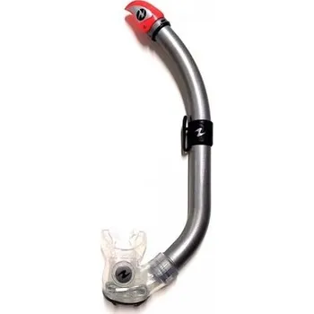 Šnorchl Technisub Buran P.V. silikon černý šnorchl s ventilem a vlnolamem silver