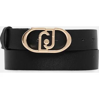 Módní doplněk Kožený pásek Liu Jo AA6231.P0414 černá 99X, vel. ONE SIZE