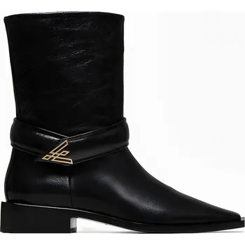 Dámské kozačky Kožené kotníkové boty Vanda Novak ZOEY DEEP BLACK ZOEY.DEEP.BLACK černá 99X, EUR 37