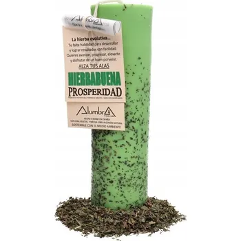 Svíčka Ručně vyráběná svíčka s mátou peprnou - DOBROBYT