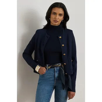 Dámské sako Sako Lauren Ralph Lauren tmavomodrá barva, 200P03460 59X, vel. L