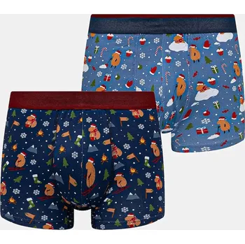 Boxerky Boxerky Medicine 2-pack pánské, více barev RW25-BIMA04 vícebarevná MLA, vel. M
