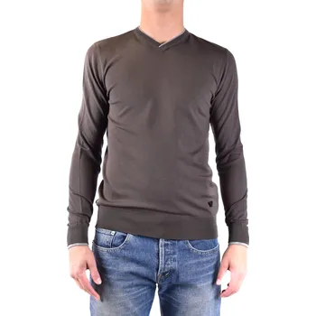 Pánský svetr Armani Jeans Maglia s výstřihem do V Armani šedá | kaki 3489764