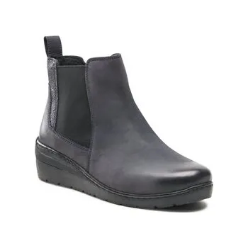 Dámské kozačky Polokozačky Go Soft WI23-WARUNA-02 Tmavomodrá 37