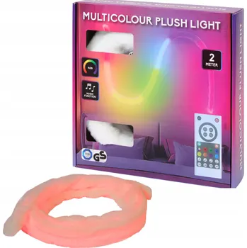 LED páska Plyšový LED pásek 2m s dálkovým ovládáním, RGB – Reaguje na zvuk