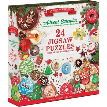 Puzzle Eurographics Adventní kalendář: Vánoční dobroty 24 dílků