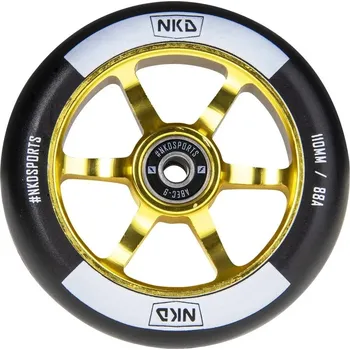 Kolečko ke koloběžce Kolečko NKD Rally Stunt 110mm black/gold