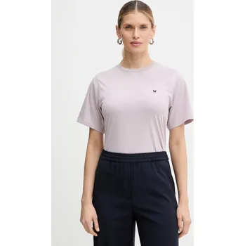 Bavlněné tričko Weekend Max Mara VENACO 2615971031600 fialová 04X, vel. XXL