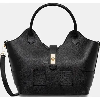 Kabelka Kožená kabelka Answear.LAB C00049G.isr černá 99X, vel. ONE SIZE