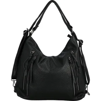 Kabelka Trendy dámský koženkový kabelko-batoh Dilimil, černý