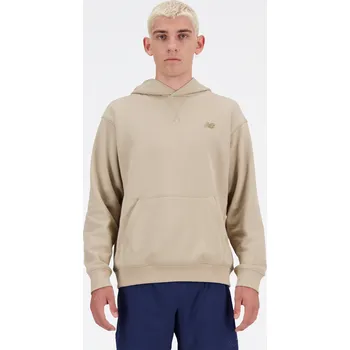 Pánská mikina Pánská mikina New Balance MT41534SOT – béžové