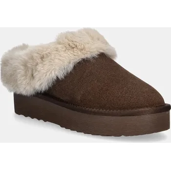 Dámské pantofle Pantofle Steve Madden Snow hnědá barva, 11005021 11005021.BNB 89X, EUR 38