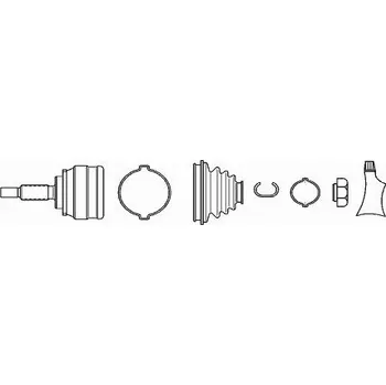 Posilovač řízení KLOUB POLOOSY SUZUKI BALENO 1.6 GLO