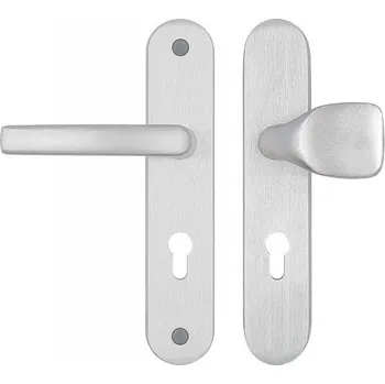 Dveřní kování A2/72mm klika-madlo bez krytky Al F1 stř.elox