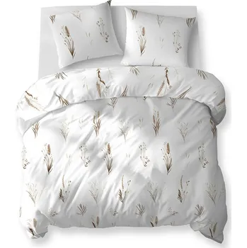 Povlečení Povlečení Klasy trávy/bílá - 220x200 - 3 díly