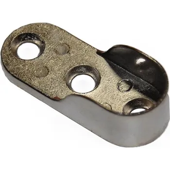 Šatní skříň Držák šatní tyče D2, 15x30mm, Ms