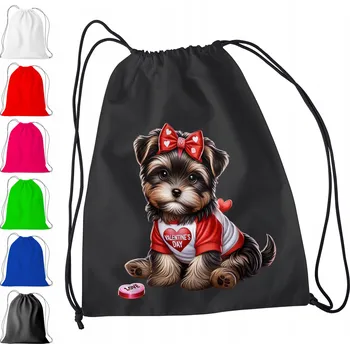 Obraz ČERNÝ SÁČEK DO ŠKOLKY, ŠKOLY, NA TV - SHITZU MALÝ PEJSEK