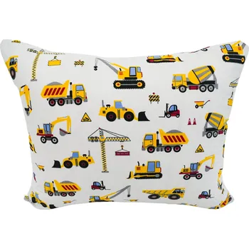 Povlak na polštářek Povlak na polštáře 70 x 50 cm Głęboki Sen Bagry/Stavební Stroje