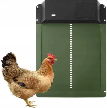 AUTOMATICKÁ DVÍŘKA DO KURNÍKU LEHKÉ ČIDLO SVĚTLA SOUMRAKU INTELIGENTNÍ