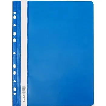 Plastové šanony s PVC kapsou Biurfol [20] modr.