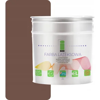 barva na zeď Latexová Barva na stropy a stěny I SEE 2 l BARVA LATEKSOWA H4411 matná