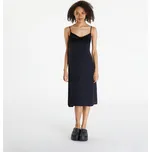 Šaty Urban Classics Ladies Viscose Satin Slip Dress Black L