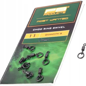 PB PRODUCTS CHOD RING SWIVEL Č.11 8KS OBRATLÍK KA
