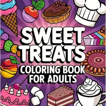 Antistresové omalovánky ANTISTRESOVÁ OMALOVÁNKA ROZTOMILÉ SLADKOSTI PRO RELAXACI COCO