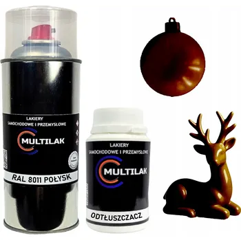Barva ve spreji Lak ve spreji na figurky, skleněné a keramické ozdoby RAL 8011 LESK