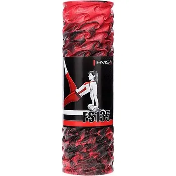 Pěnový válec Masážní válec s výstupky HMS 45 cm x 14 cm červený