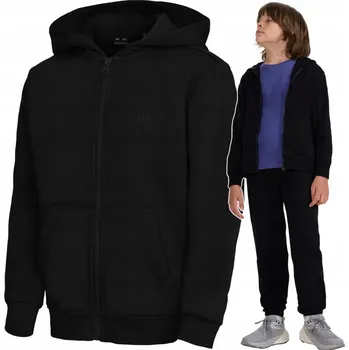 Chlapecká mikina 4F dětská mikina bavlna černá, velikost 146