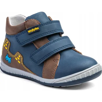 Chlapecké polobotky Wojtyłko dětské boty eko kůže velikost 28