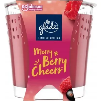 Svíčka Parafínová vonná svíčka Merry Berry Cheers Glade