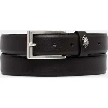 Opasek Kožený pásek U.S. Polo Assn. Hitchcock AIUH32375MHN hnědá 89X, vel. 105