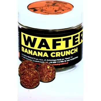 Boilies The Ultimate Wafters 20mm Banana Crunch - Nástrahy s vyváženou vztlakovostí 20mm Banánový Crunch