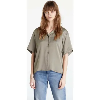 Pánská košile Košile JJXX SS Comfort Satin Shirt SN Brindle M