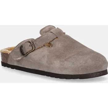 Dámské pantofle Semišové papuče Scholl FAE NEW F318101029 hnědá 84X, EUR 41